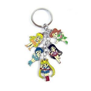 Sailor Moon Anime Metal Charms Fashion Key…